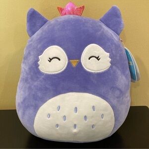 Squishmallows Fania the Purple Owl 12”Plush